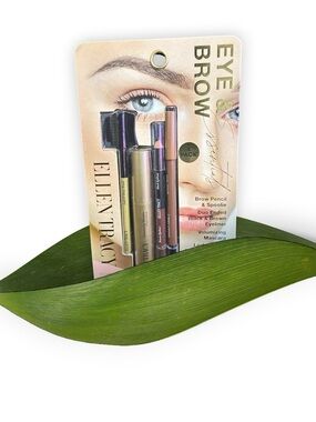 Ellen Tracy Brown & Black Eye + Brow Makeup 4-Piece Kit